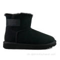 Merino Wolle Klettbänder atmungsaktive Fleece -Stiefel